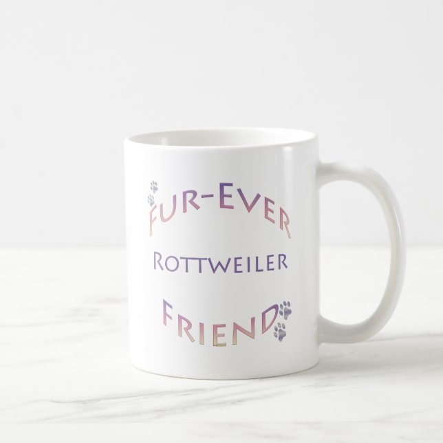 Rottweiler Furever Friend Coffee Mug (Right)
