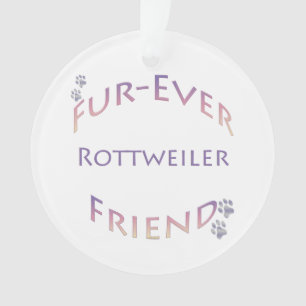 Rottweiler Furever Friend Ornament