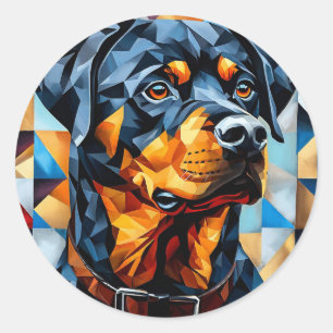 🖤 Rottweiler Gift For Dog Lovers 🖤 Classic Round Sticker