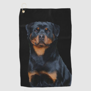 Rottweiler golf towel