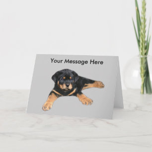 Rottweiler Greeting Card