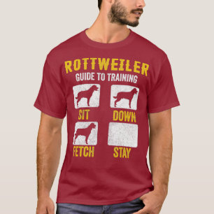 Rottweiler Guide To Training Shirts Dog Mom Dad