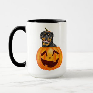 Rottweiler Halloween café Mug