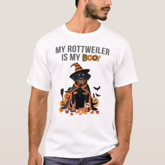 Rottweiler Halloween Costume  My Rottweiler is My  T-Shirt