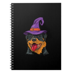 rottweiler halloween dog rottie funny gift notebook