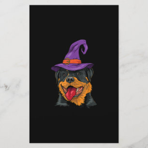 rottweiler halloween dog rottie funny gift stationery