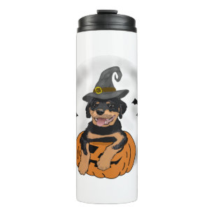 ROTTWEILER HALLOWEEN GIFTS THERMAL TUMBLER
