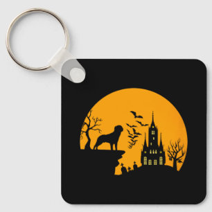 Rottweiler Halloween Keychain