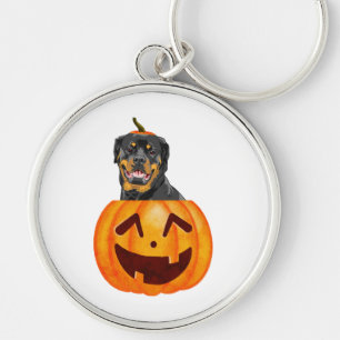 Rottweiler Halloween    Keychain