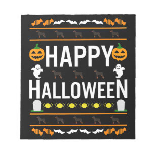 Rottweiler Halloween Lazy Ugly Costume Dog T-Shirt Notepad