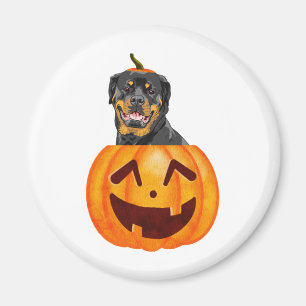 Rottweiler Halloween Magnet
