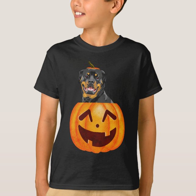 Rottweiler Halloween    T-Shirt (Front)