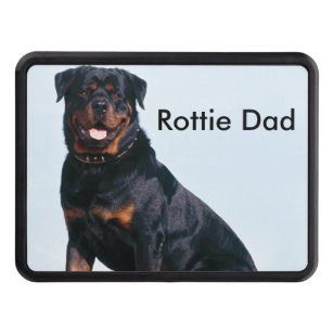 Rottweiler Hitch Cover, Personalize It! Trailer Hitch Cover