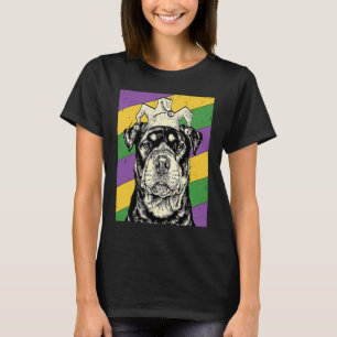 Rottweiler Jester  Mardi Gras Dog Mom or Dad T-Shirt