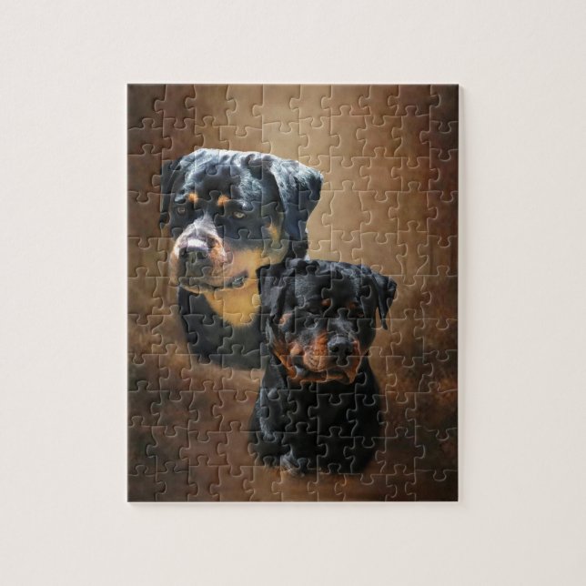 Rottweiler Jigsaw Puzzle (Vertical)