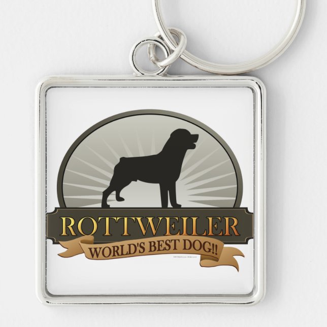 Rottweiler Keychain (Front)