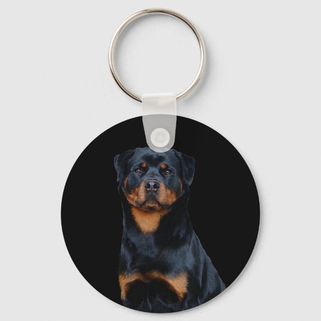 Rottweiler  keychain (Front)