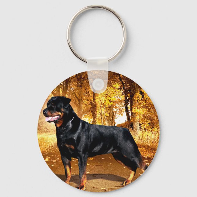 Rottweiler Keychain (Front)