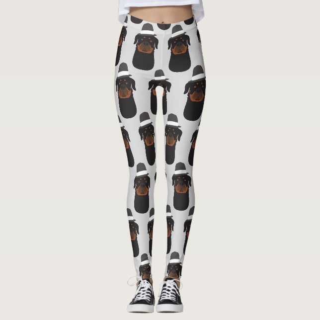 Rottweiler Leggings (Front)