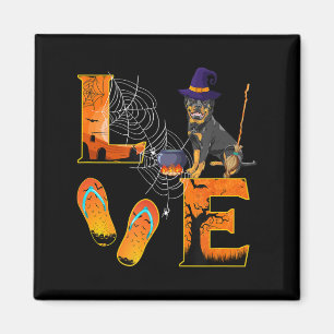 Rottweiler Love Halloween Boo Dog Gifts Rottweiler Magnet