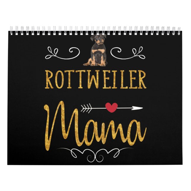 Rottweiler love mama calendar (Cover)