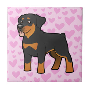 Rottweiler Love Tile