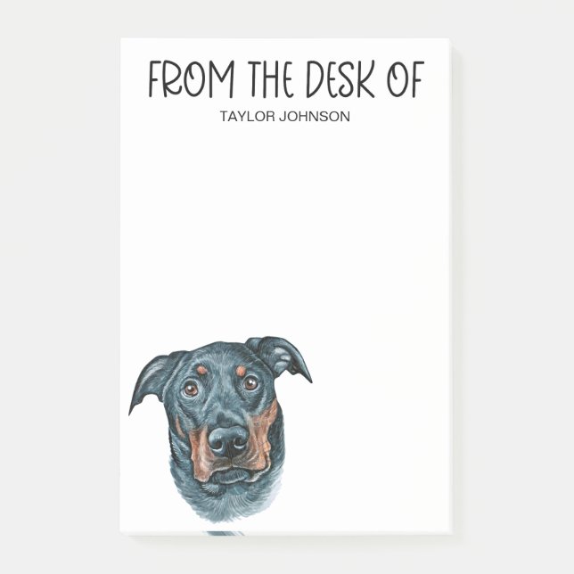 Rottweiler Lover Post-it Notes (Front)