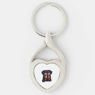 Rottweiler Lovers Gifts Keychain