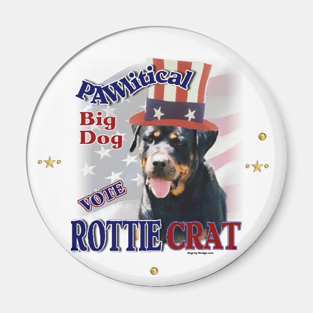 Rottweiler Lovers Gifts Magnet (Front)