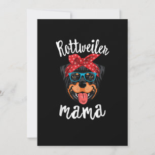 rottweiler mama puppy mom dog mama lover gift announcement