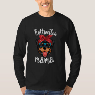 rottweiler mama puppy mom dog mama lover gift T-Shirt