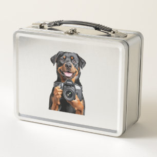 Rottweiler metal lunch box