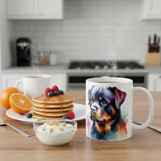 Rottweiler Modern  Coffee Mug (Creator Uploaded)