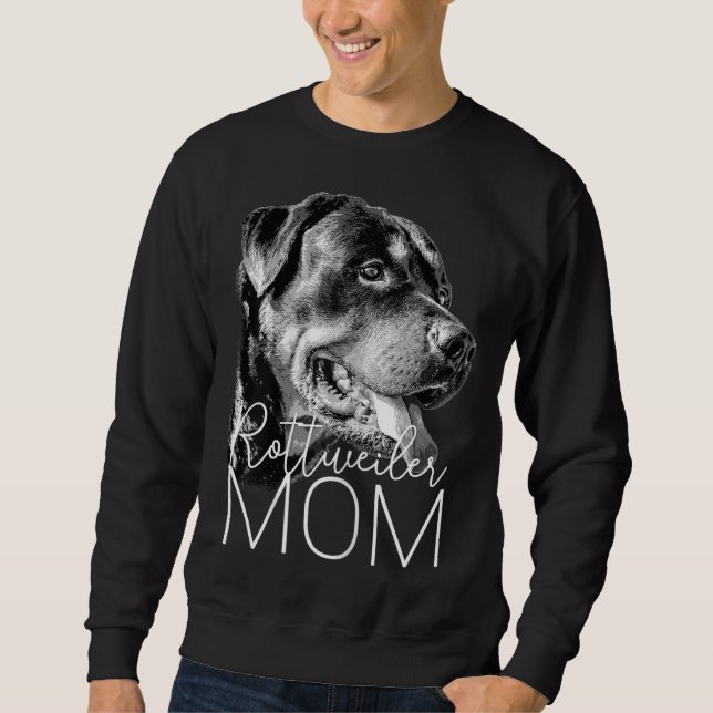 Rottweiler Mom - Dog Sweatshirt (Front)