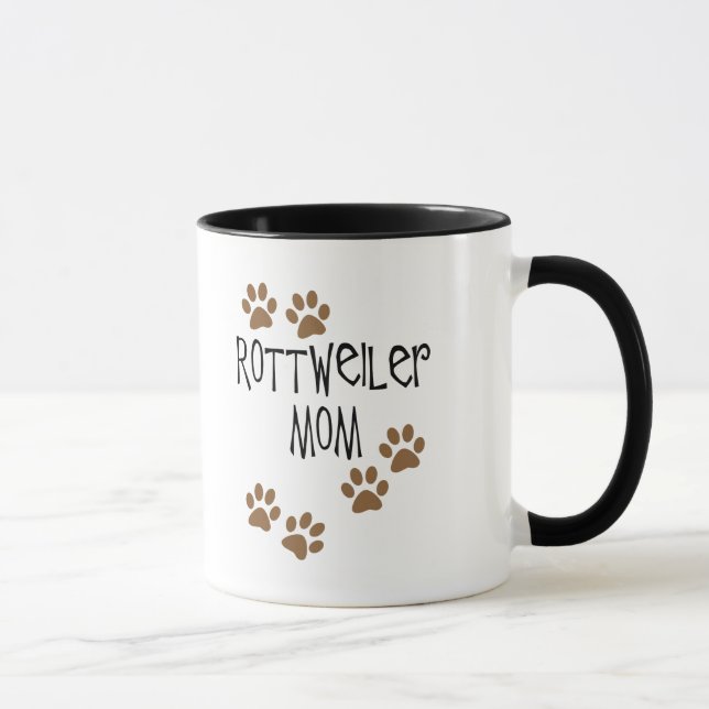 Rottweiler Mom Mug (Right)
