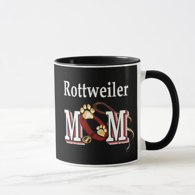 Rottweiler Mom Mug (Right)
