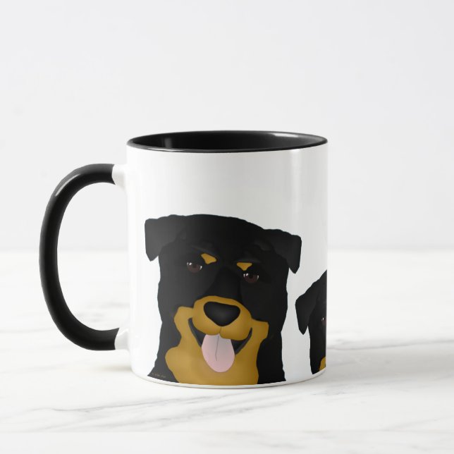 Rottweiler Mug (Gauche)