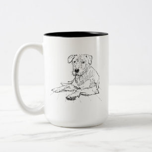 Rottweiler Mug – Minimalist Coffee Mug