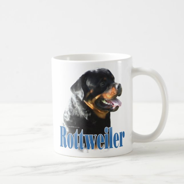 Rottweiler Name Coffee Mug (Right)