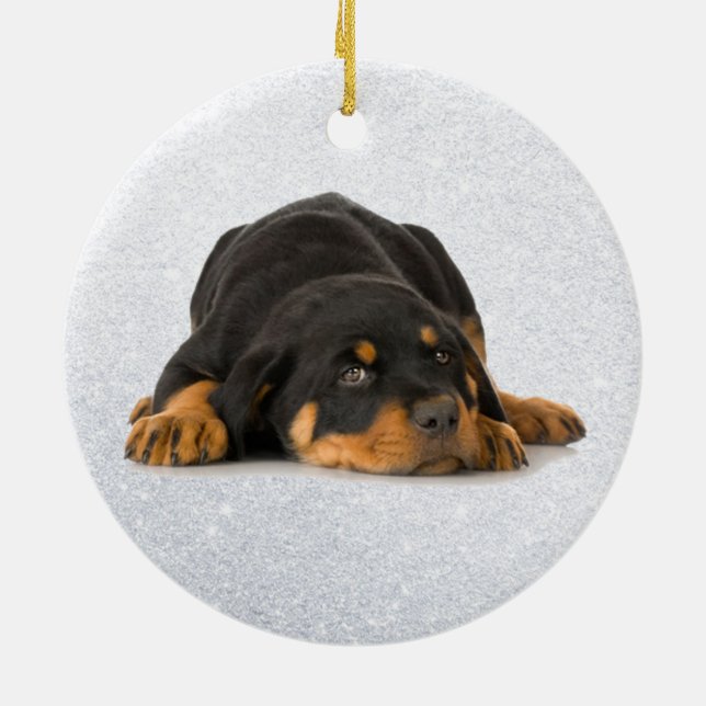 Rottweiler Ornament (Back)