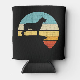 Rottweiler Owner Retro Vintage 60s 70s Dog Lover Can Cooler