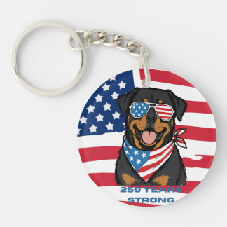 Rottweiler patriotique 