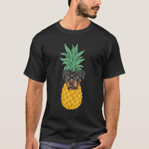 Rottweiler Pineapple Dog T-Shirt
