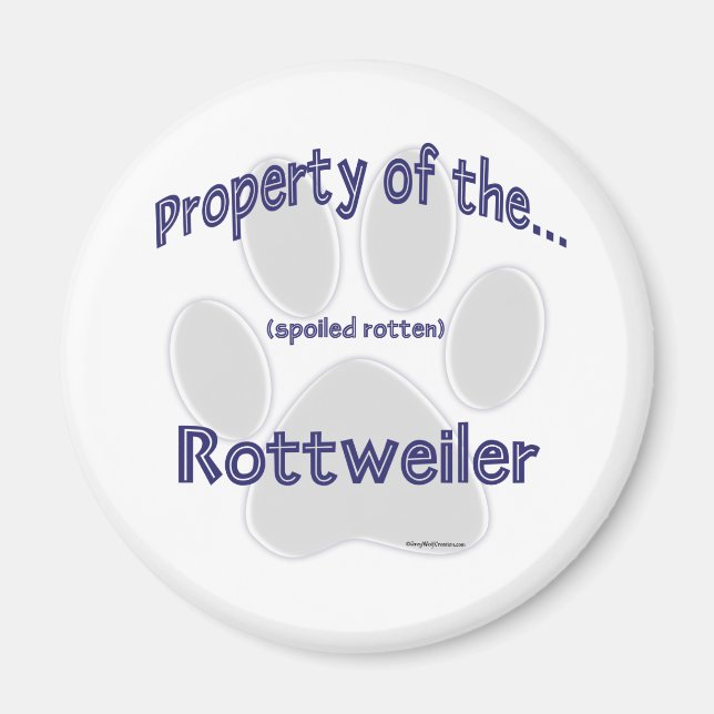 Rottweiler Property - Magnet (Front)