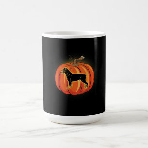 Rottweiler Pumpkin Halloween Costume Dog Lover Coffee Mug