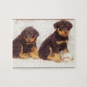 Rottweiler puppies jigsaw puzzle