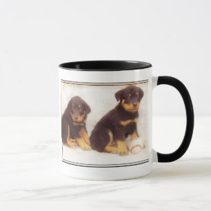Rottweiler puppies mug