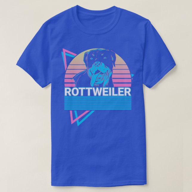 Rottweiler Retro T-Shirt (Design Front)