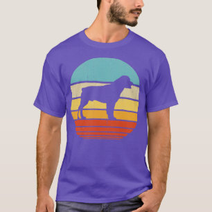 Rottweiler Retro Vintage 60s 70s Sunset for Men Wo T-Shirt