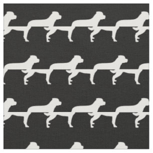 Rottweiler Rottie Dog Silhouette Pet Fabric